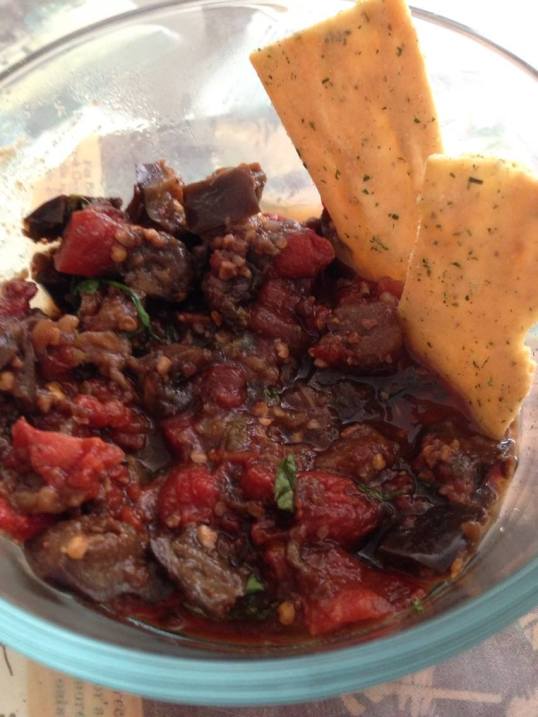 Eggplant Tapenade in the Slow Cooker